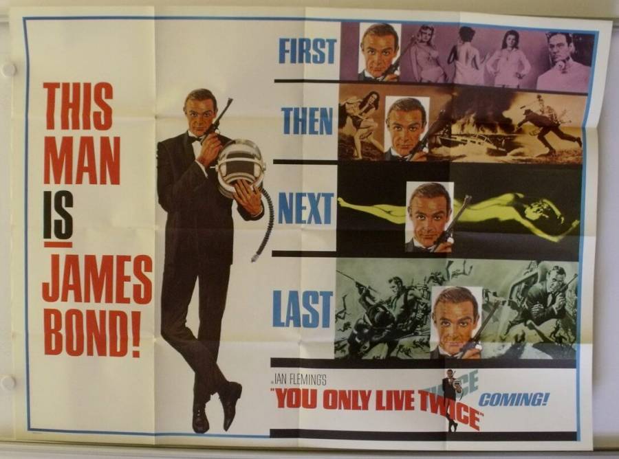 James Bond 007 - Man lebt nur zweimal originales US Subway Advance Filmplakat