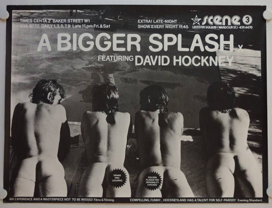 A Bigger Splash originales britisches Filmplakat