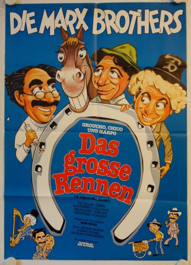 A Day at the Races original re-release german movie poster