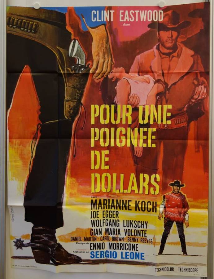 Für eine Handvoll Dollar originales Filmplakat aus Frankreich