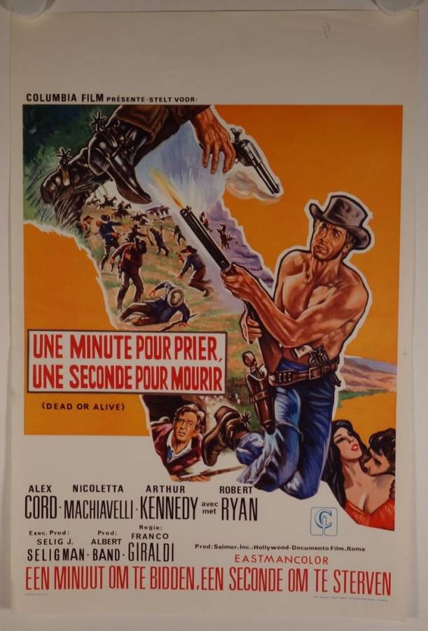 A Minute to Pray, a Second to Die original release belgian movie poster