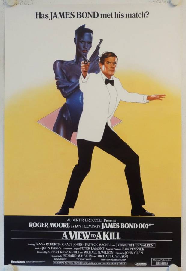 James Bond 007 - Im Angesicht des Todes originales British Onesheet Filmplakat