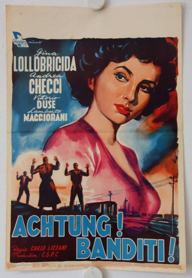 Achtung! Banditi! original release belgian movie poster