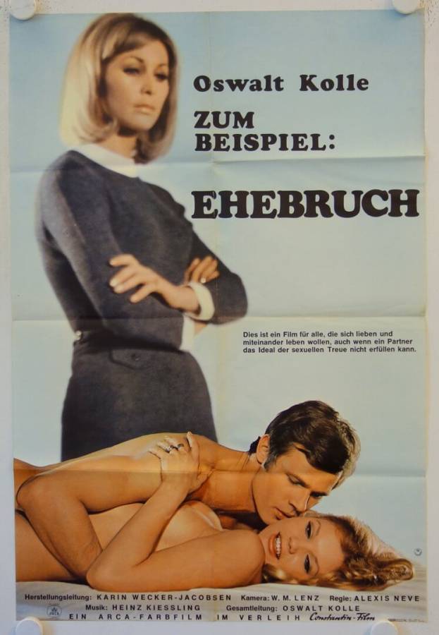 Adultery original release german movie poster