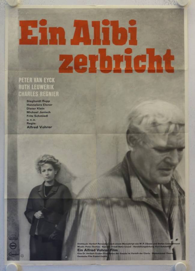Ein Alibi zerbricht originales deutsches Filmplakat