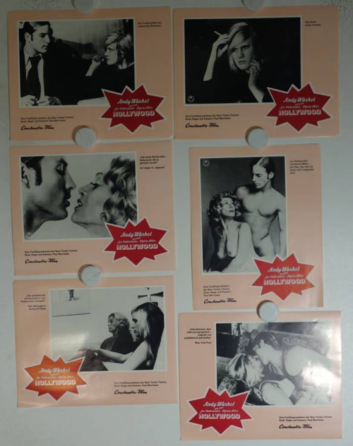 Andy Warhols Hollywood originales deutscher Aushangfotosatz