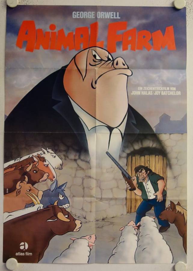 Aufstand der Tiere originales deutsches Filmplakat (R81)