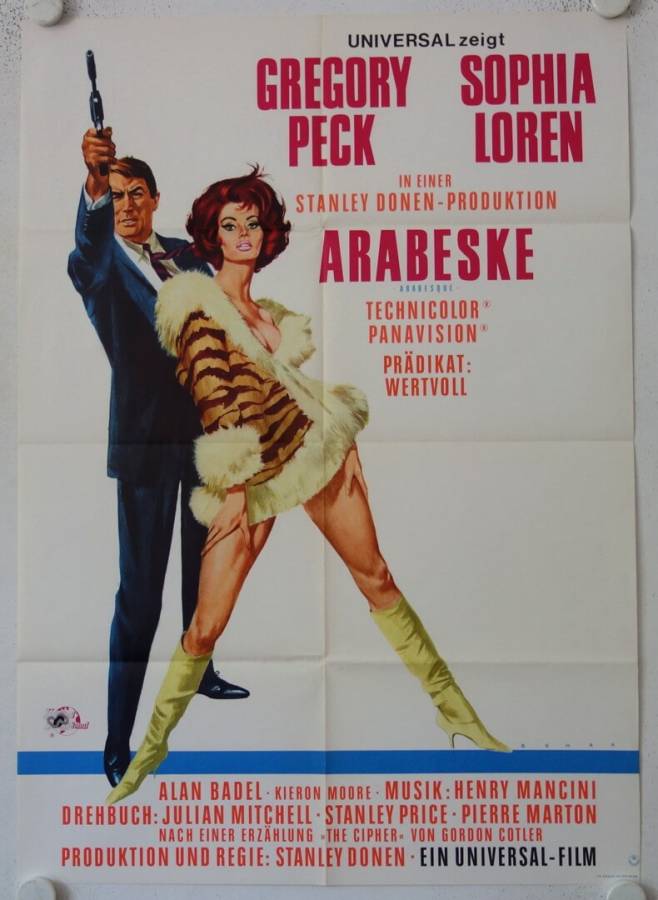 Arabesque original release german movie poster