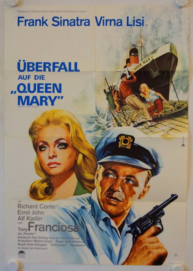 Anschlag auf die Queen Mary originales deutsches Filmplakat