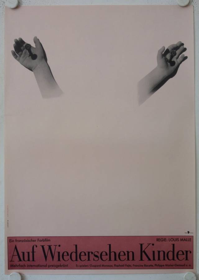 Auf Wiedersehen Kinder originales DDR Filmplakat