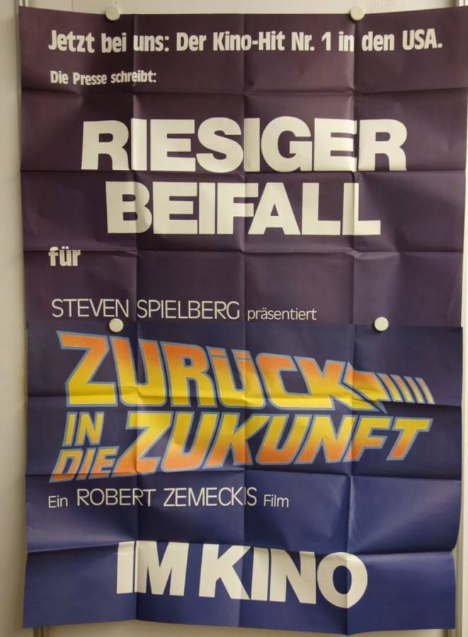 Zurück in die Zukunft originales deutsches A00-Filmplakat