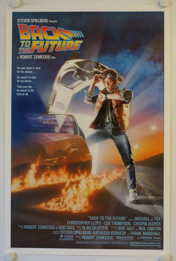 Zurück in die Zukunft originales US Onesheet Filmplakat