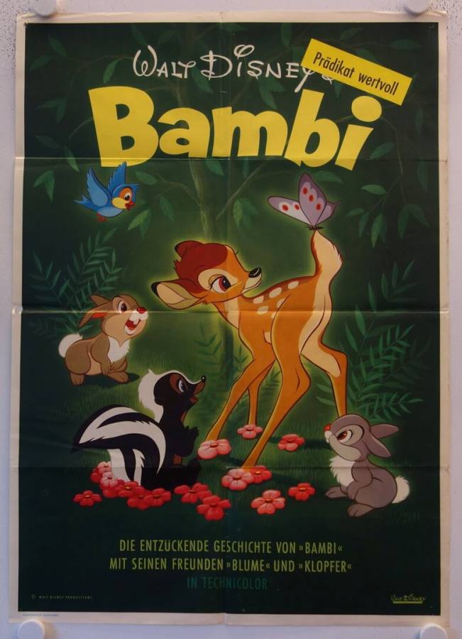 Bambi re-release german movie poster