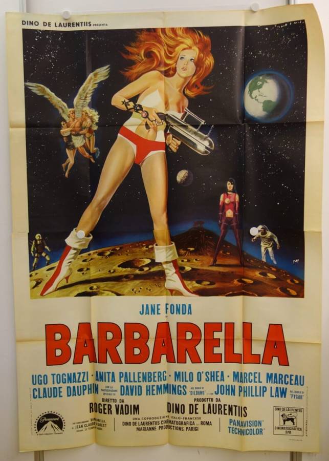 Barbarella originales italienisches Filmplakat