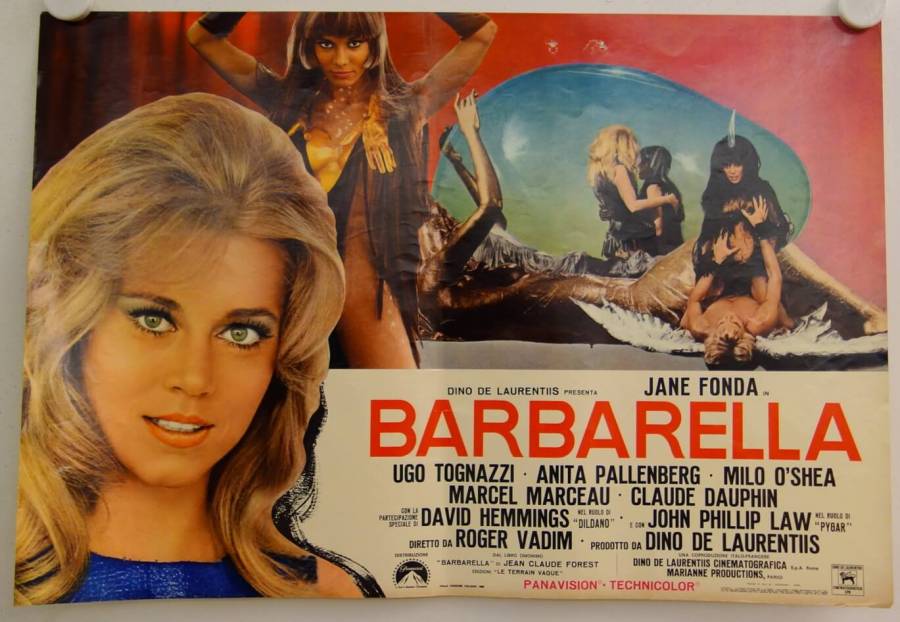 Barbarella originales italienisches Fotobusta Filmplakat