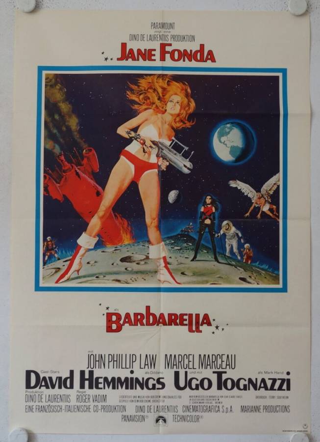 Barbarella originales deutsches Filmplakat