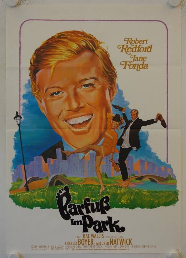 Barefoot in the Park re-release german movie poster
