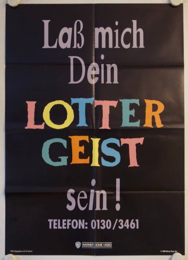 Lottergeist Beetlejuice originales deutsches Videoplakat