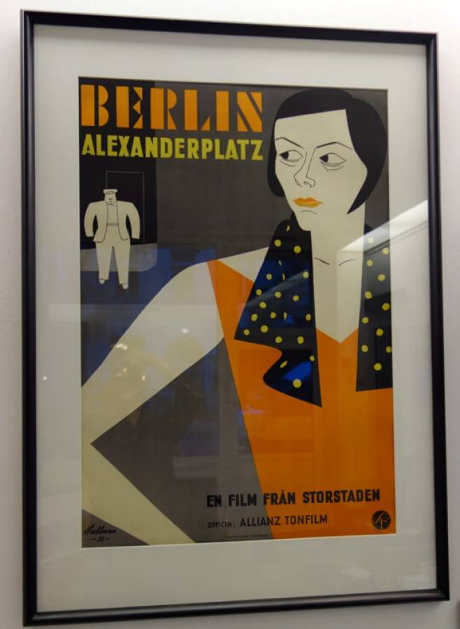 Berlin Alexanderplatz originales Filmplakat aus Schweden
