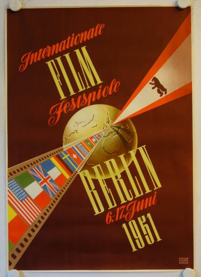 Berlin Film Festival 1951 (Set of four) four original german festival posters (complete set)