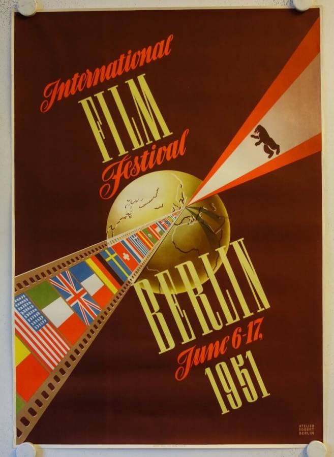 Berlin Film Festival 1951 (Set of four) four original german festival posters (complete set)
