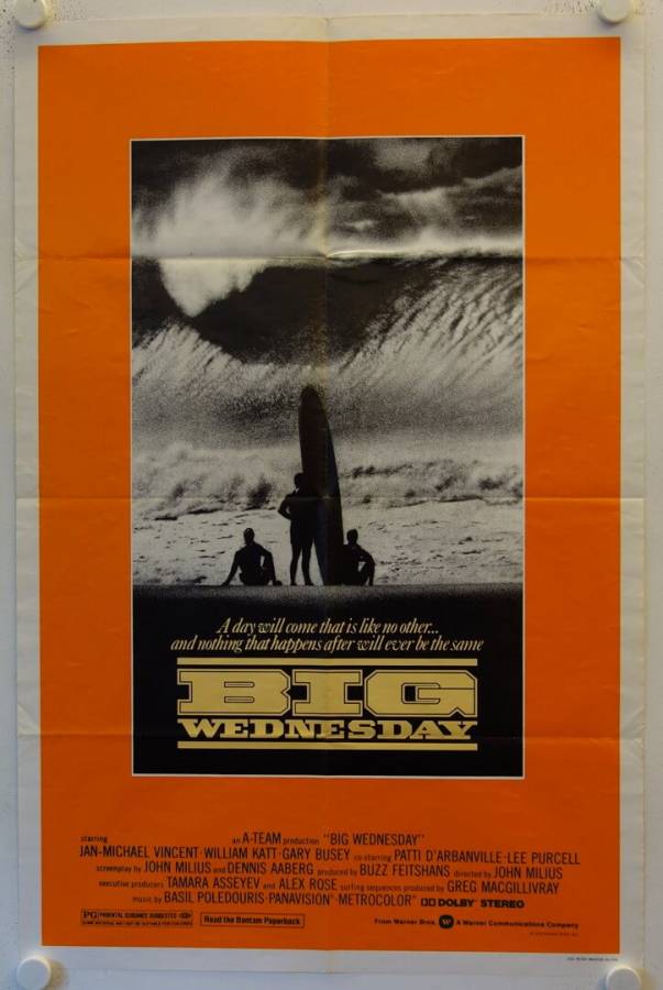 Big Wednesday original release US Onesheet movie poster