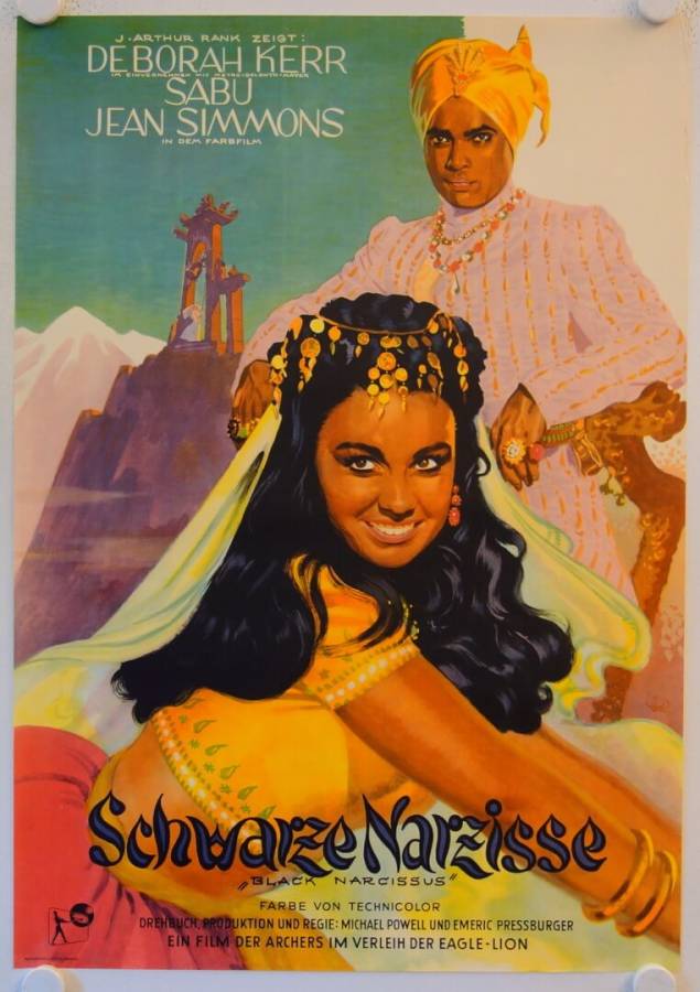 Black Narcissus original release german movie poster