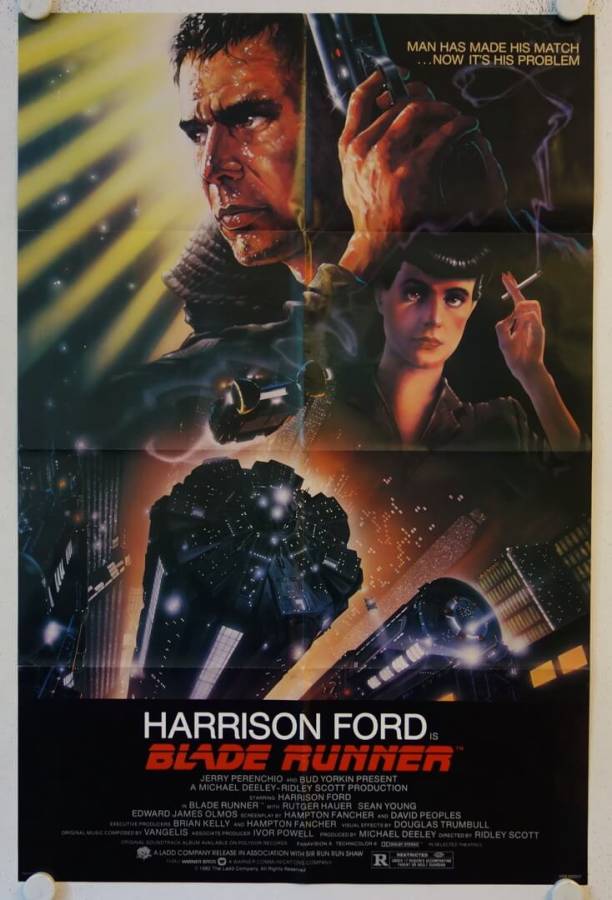 Blade Runner original release US Onesheet movie poster