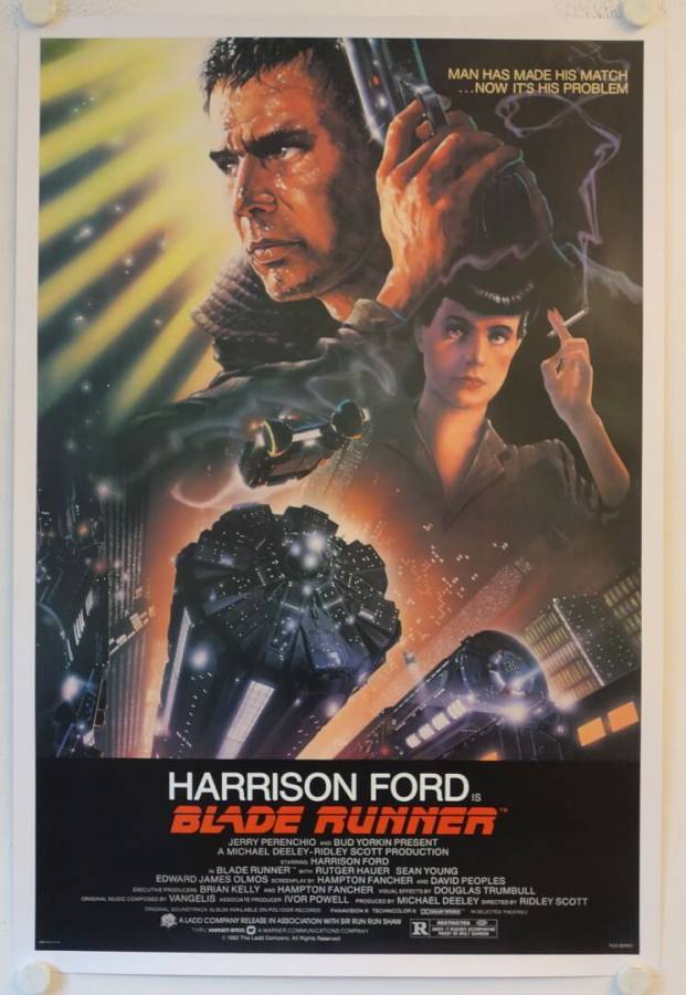 Bladerunner originales US Onesheet Filmplakat