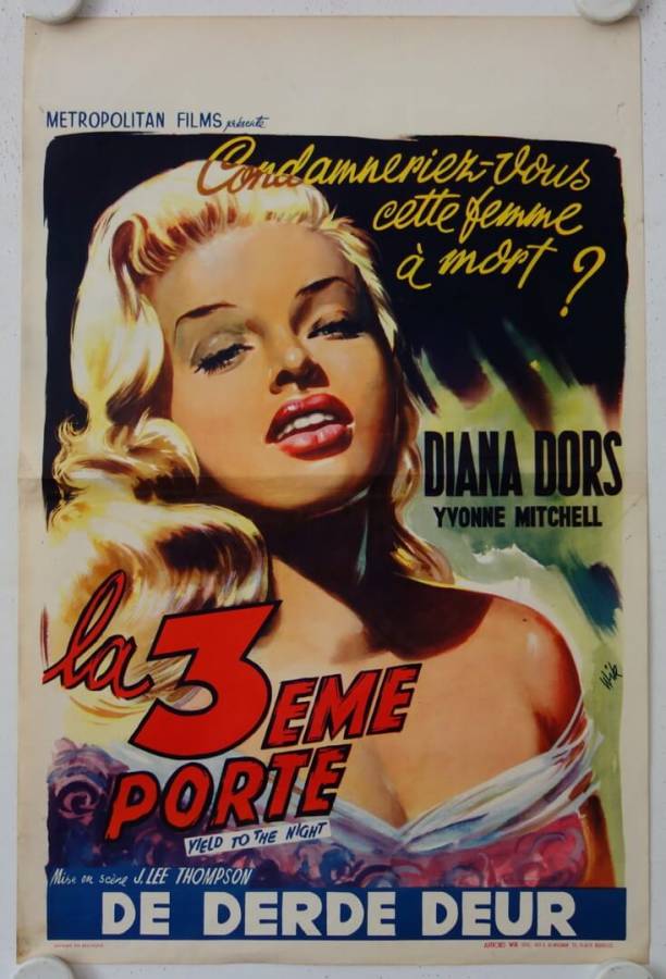 Blonde Sinner original release belgian movie poster