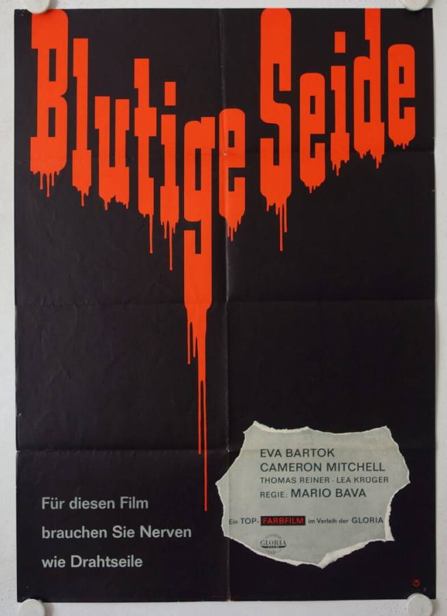 Blutige Seide originales deutsches Filmplakat