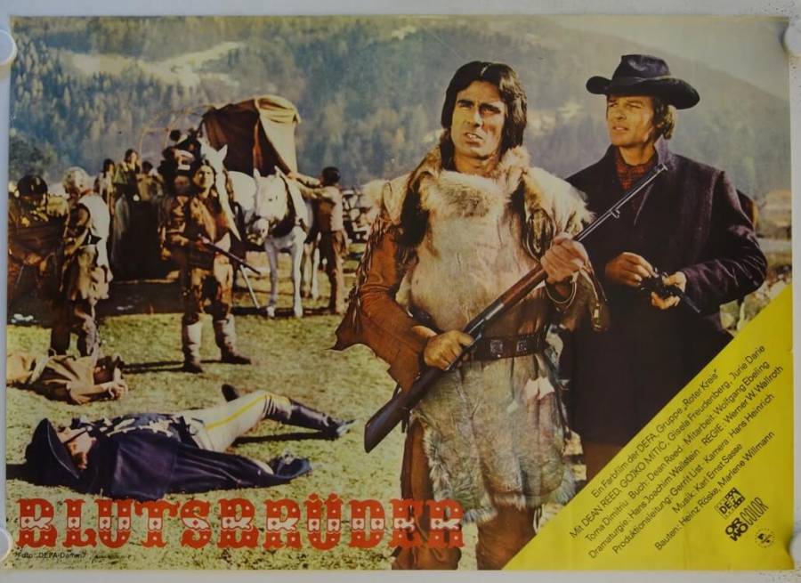 Blutsbrüder originales DDR Filmplakat