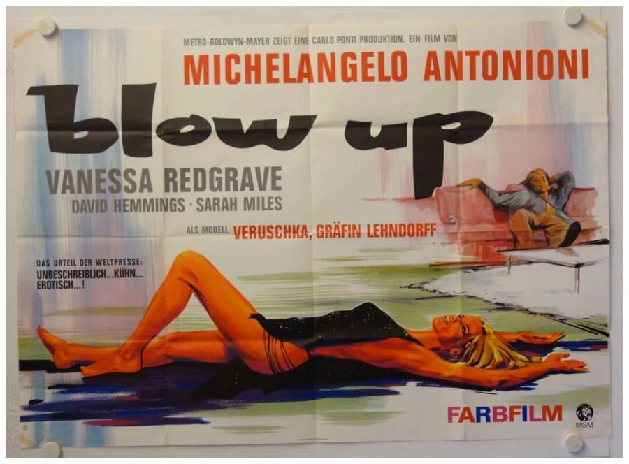 Blow-Up original german doublepanel movie poster
