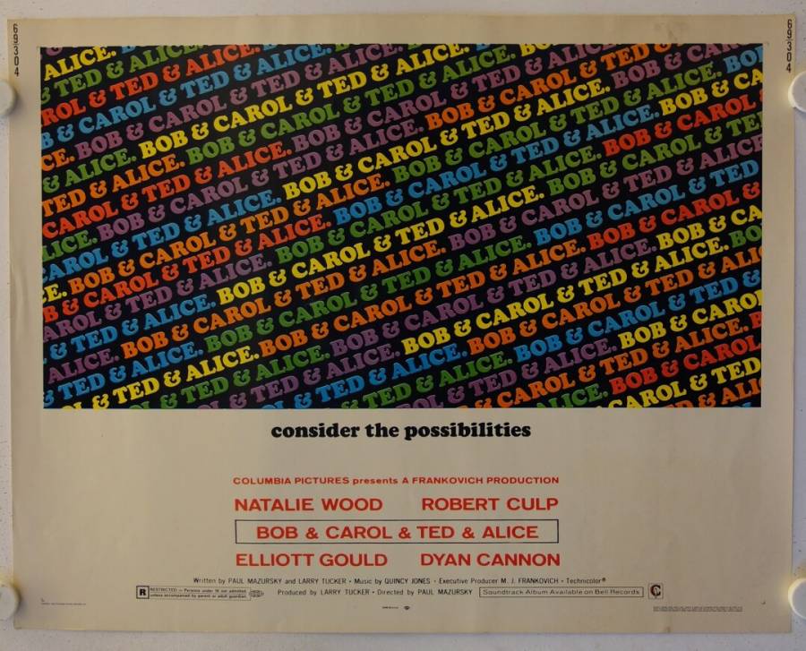Bob & Caroline & Ted & Alice originales US Filmplakat