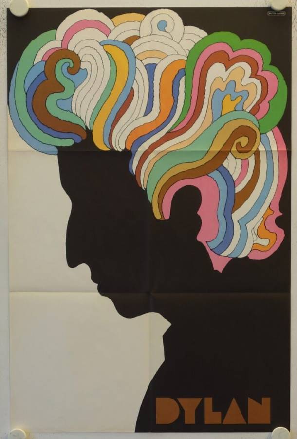 Bob Dylan original release album poster