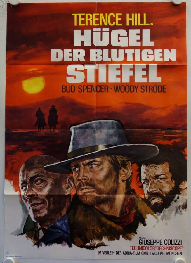 Boot Hill original release german movie poster