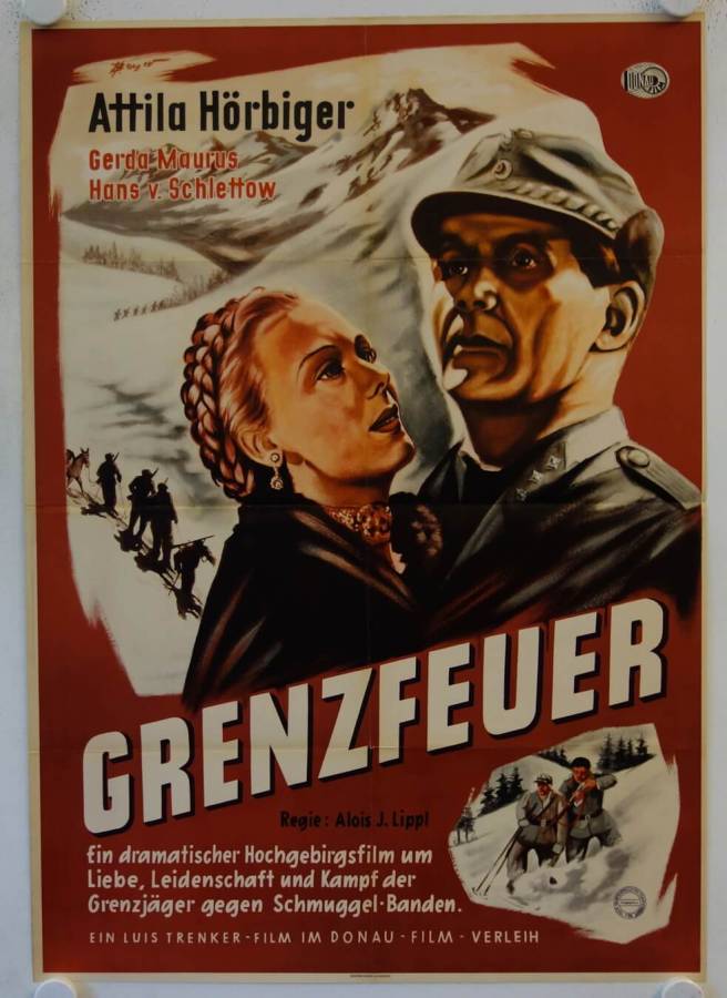 Grenzfeuer originales deutsches Filmplakat R56