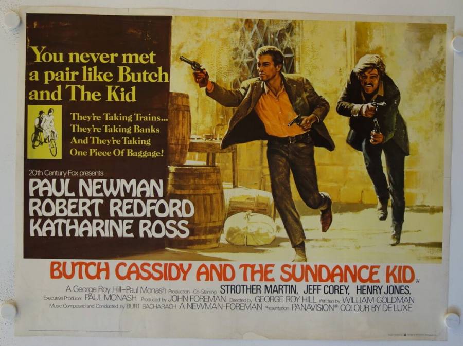 Butch Cassidy und Sundance Kid originales britisches Filmplakat