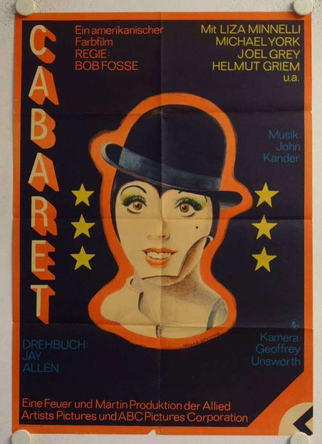 Cabaret originales DDR Filmplakat