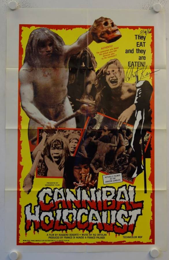 Nackt und zerfleischt originales US Filmplakat