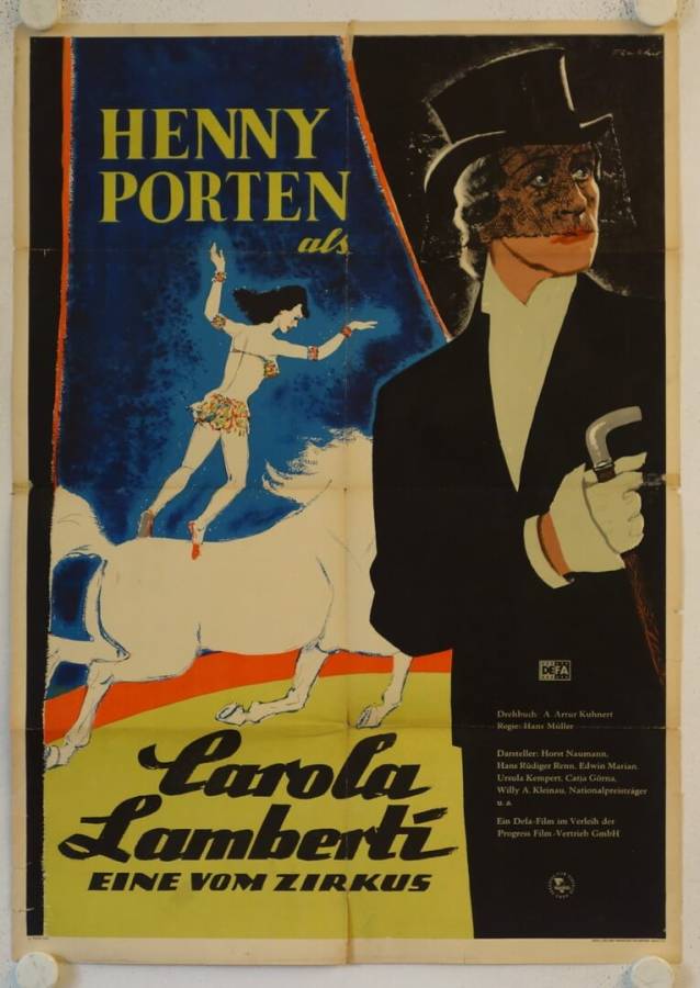 Carola Lamberti - Eine vom Zirkus original release east-german movie poster