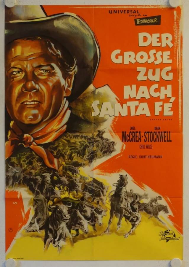 Cattle Drive original release german movie poster