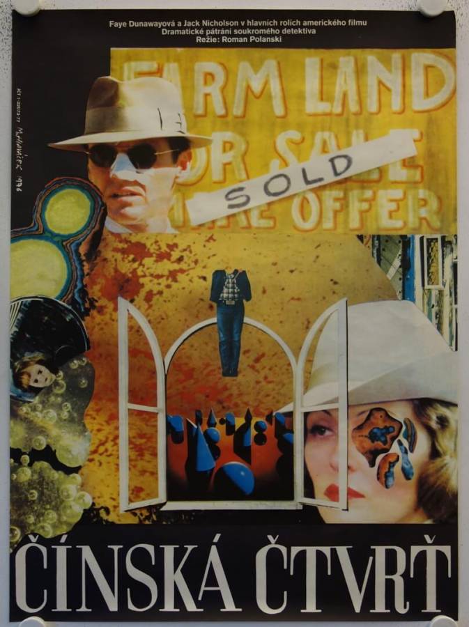 Chinatown originales Filmplakat aus Tschechien