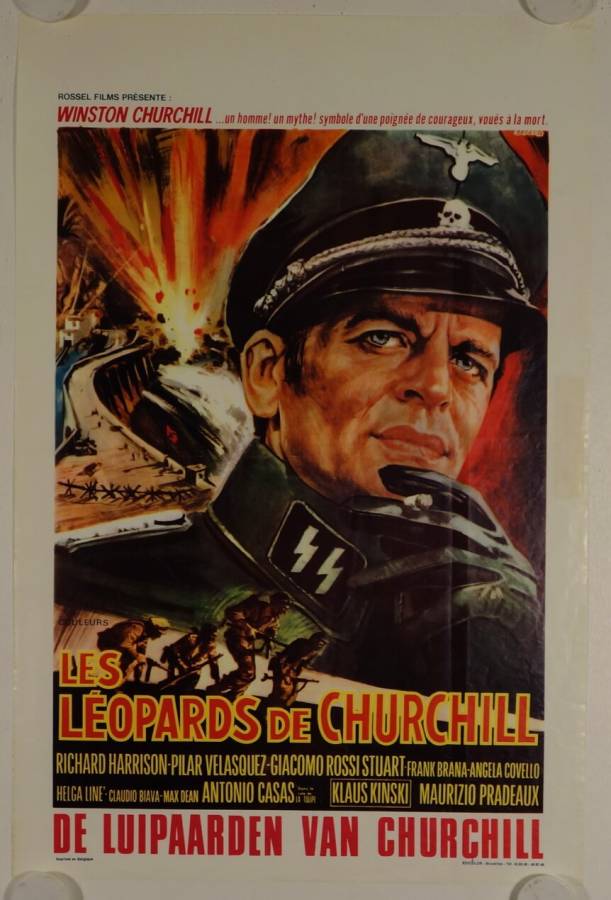 Geheimcode Leopard originales Filmplakat aus Belgien