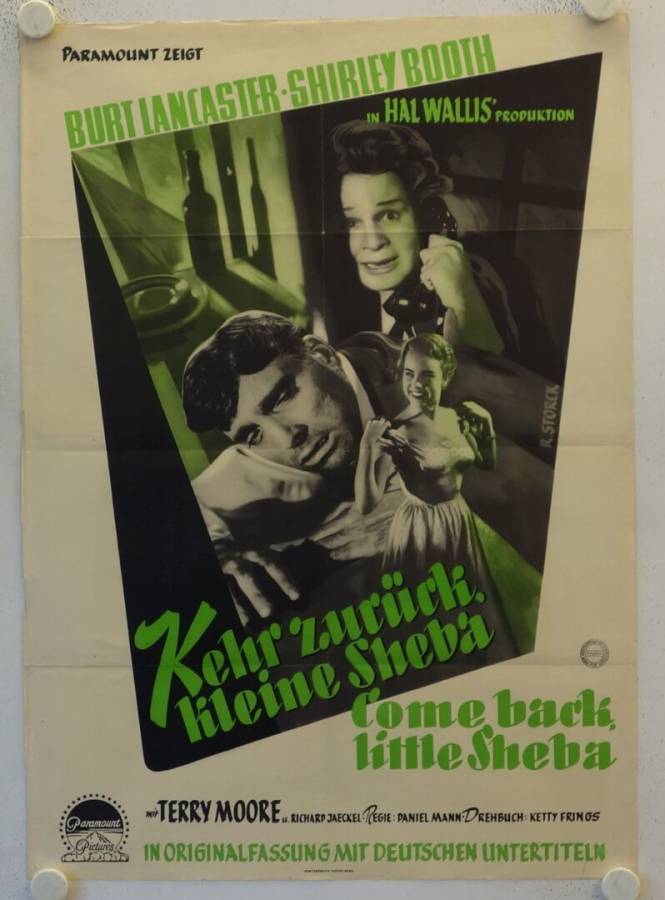 Kehr zurück kleine Sheba originales deutsches Filmplakat