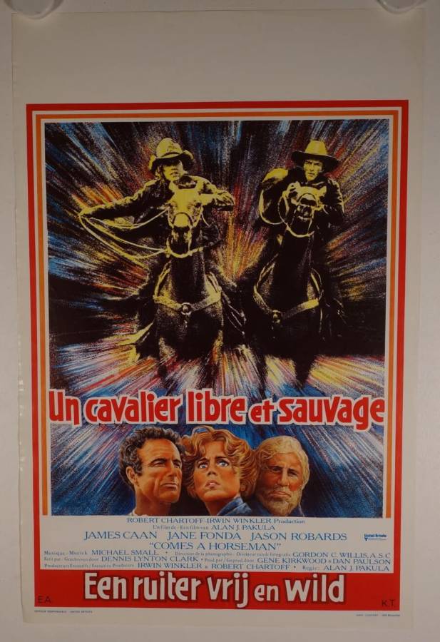 Comes a Horseman original release belgian movie poster