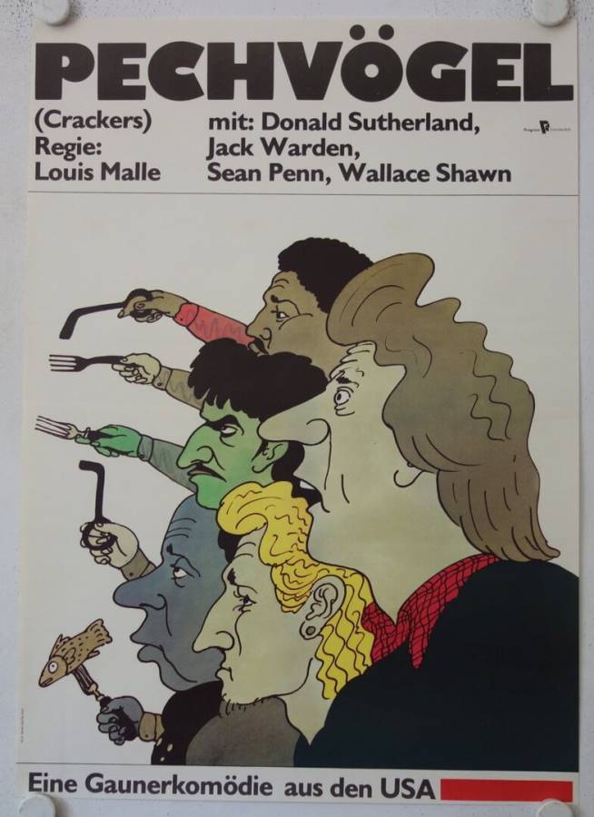 Crackers original release east-german movie poster