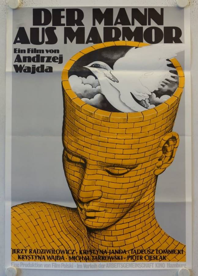 Czlowiek z marmuru - Man of Marble original release german movie poster