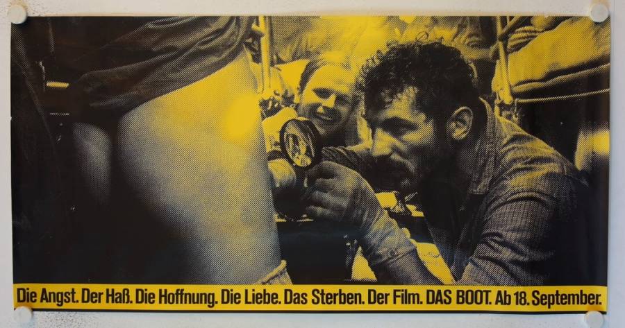 Das Boot original release german teaser advance movie poster