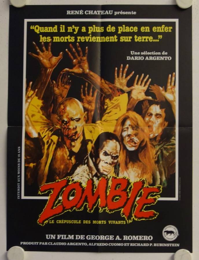 Zombie originales Filmplakat aus Frankreich